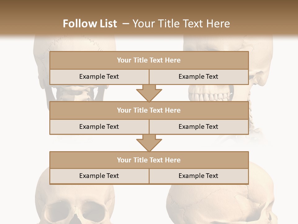 Human Object Black PowerPoint Template