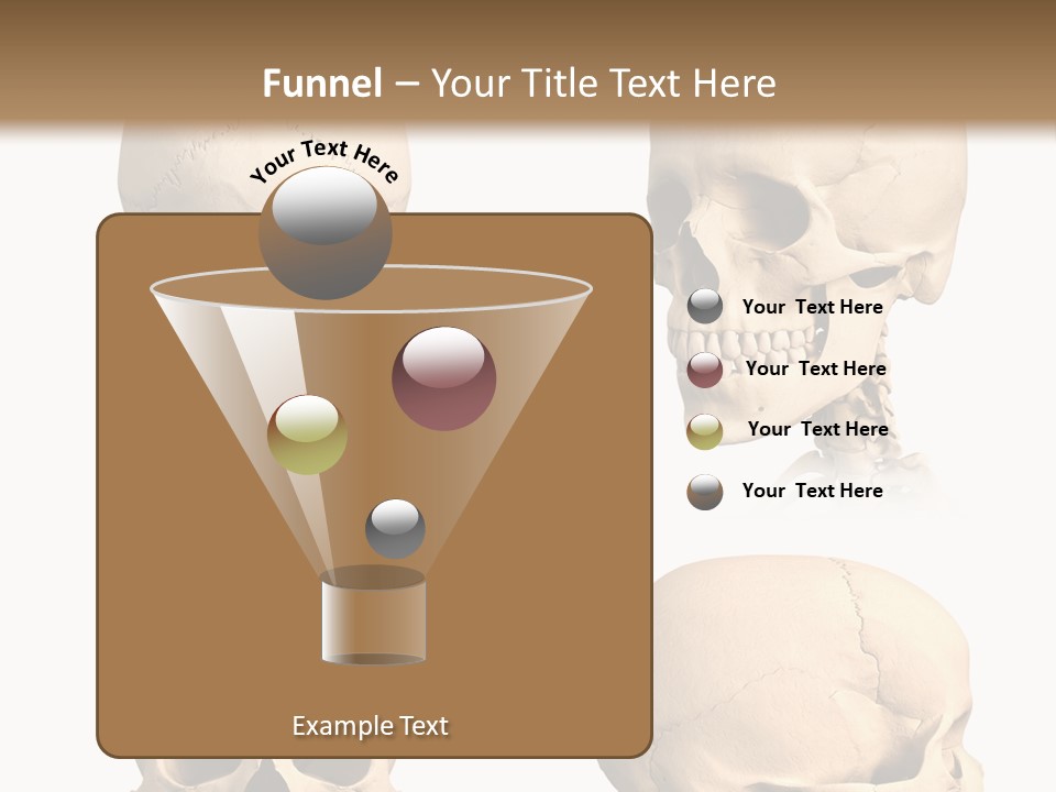 Human Object Black PowerPoint Template