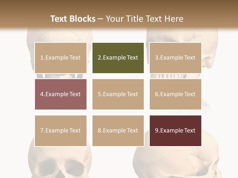 Human Object Black PowerPoint Template