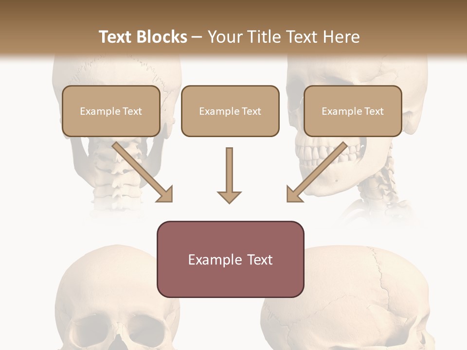 Human Object Black PowerPoint Template