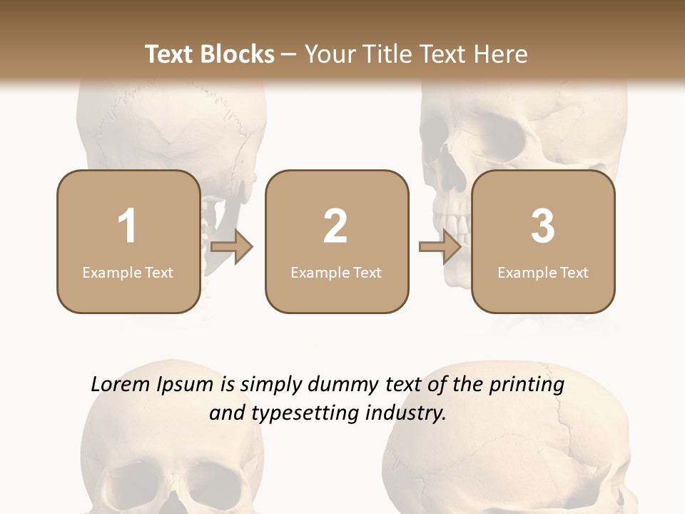 Human Object Black PowerPoint Template