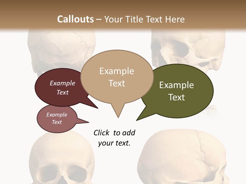Human Object Black PowerPoint Template