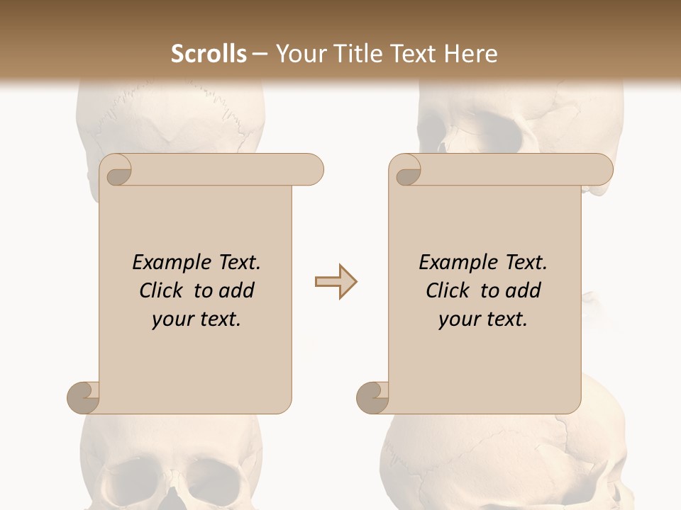 Human Object Black PowerPoint Template