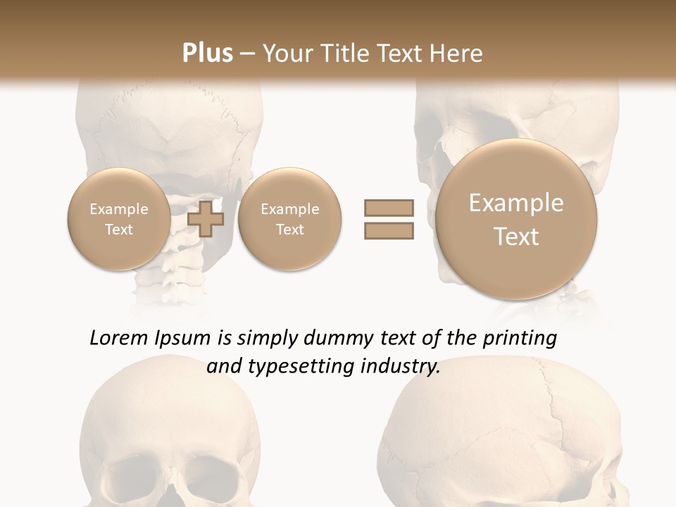 Human Object Black PowerPoint Template