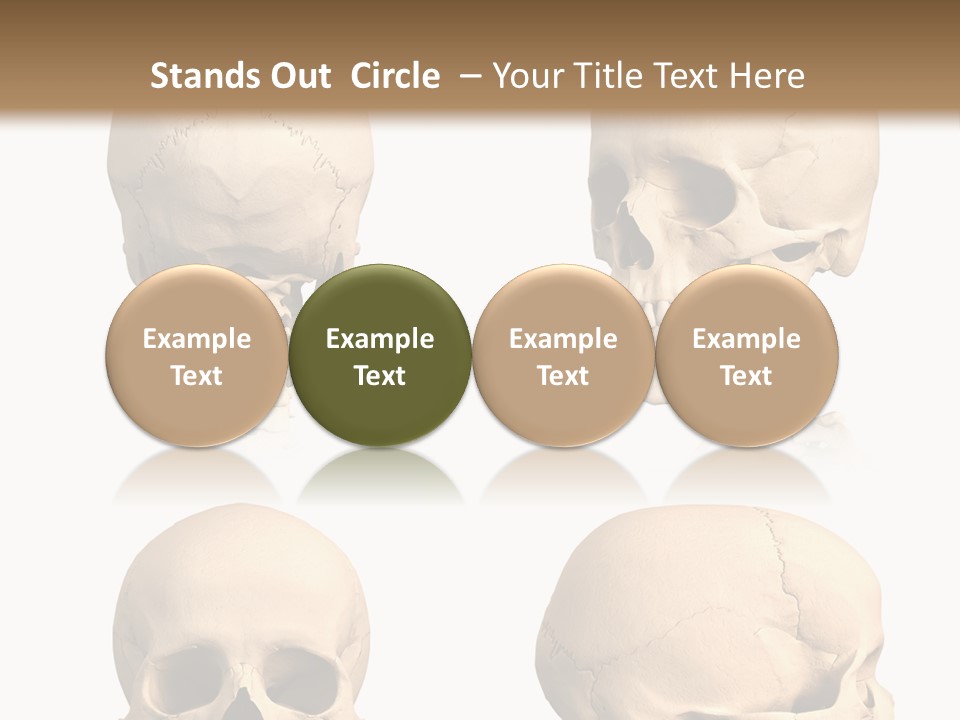 Human Object Black PowerPoint Template