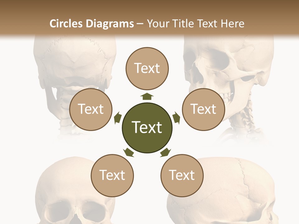 Human Object Black PowerPoint Template