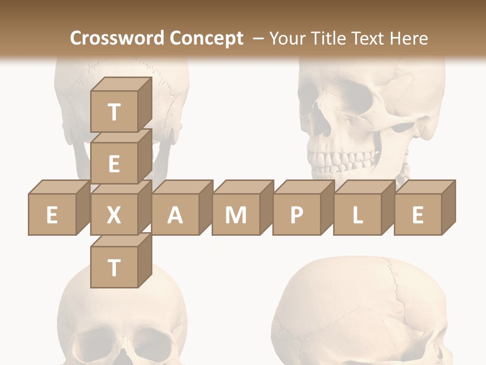 Human Object Black PowerPoint Template