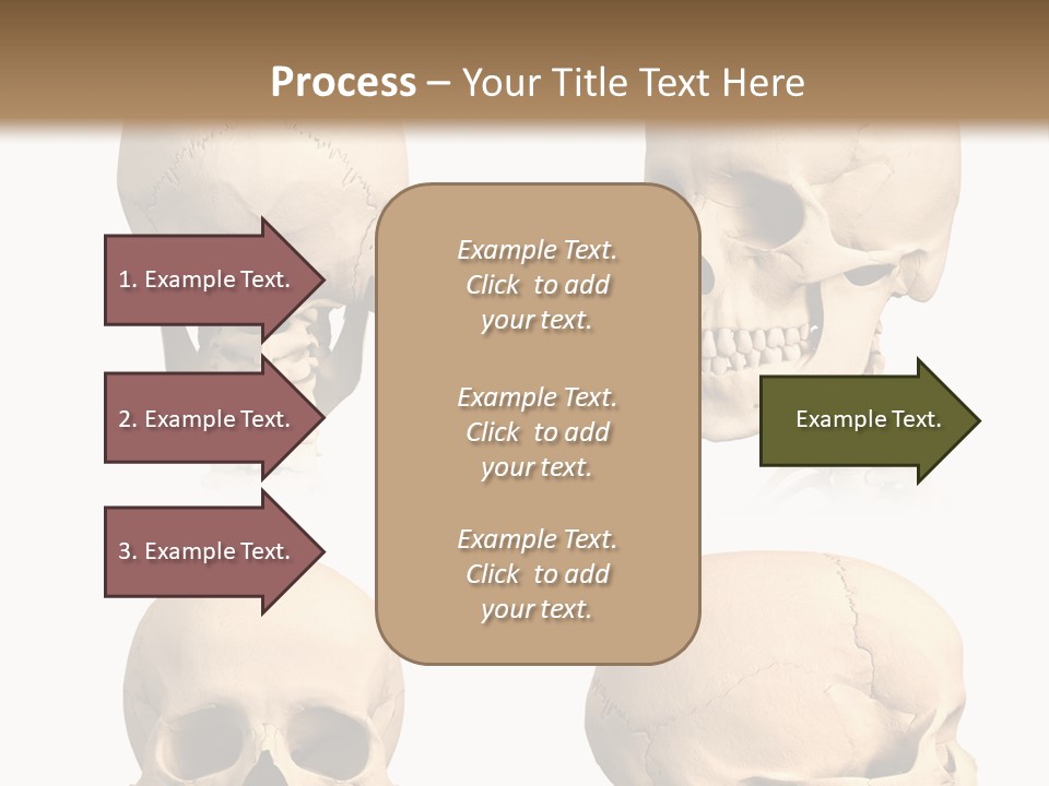Human Object Black PowerPoint Template