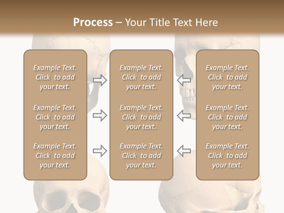 Human Object Black PowerPoint Template