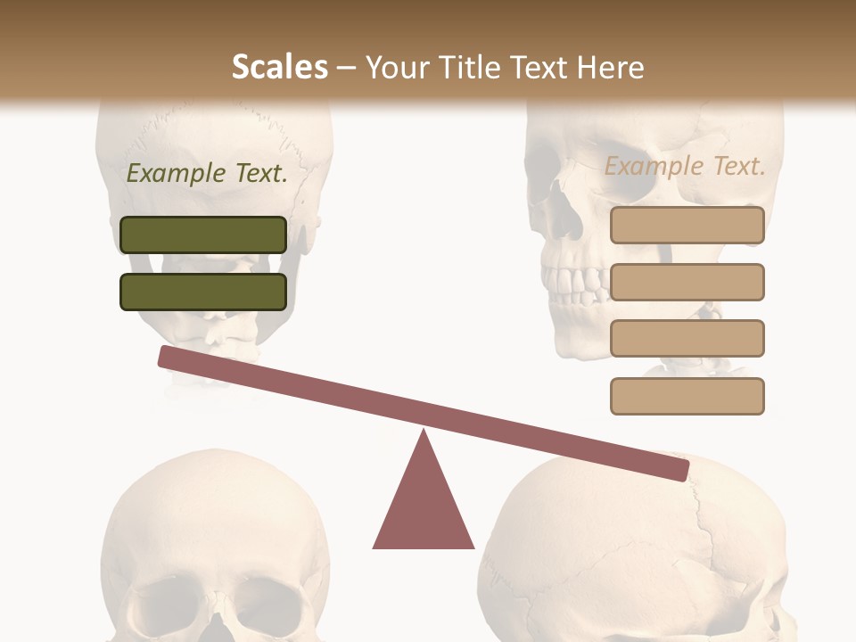 Human Object Black PowerPoint Template
