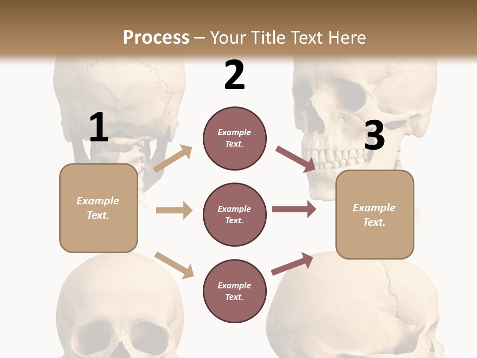 Human Object Black PowerPoint Template
