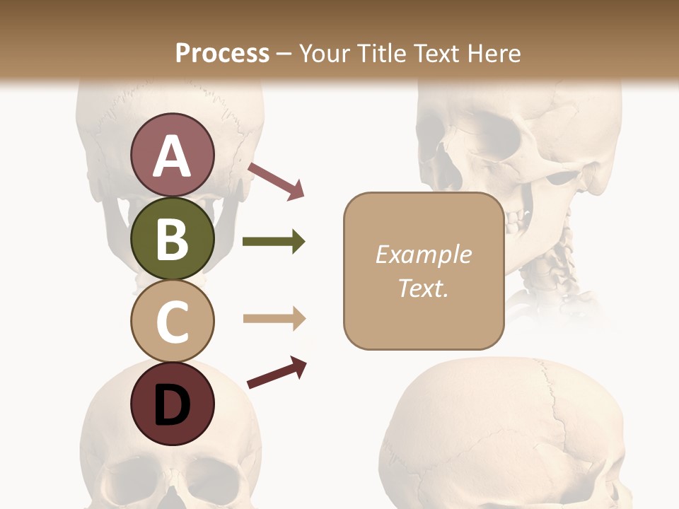 Human Object Black PowerPoint Template