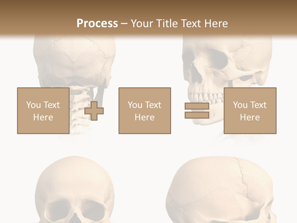 Human Object Black PowerPoint Template
