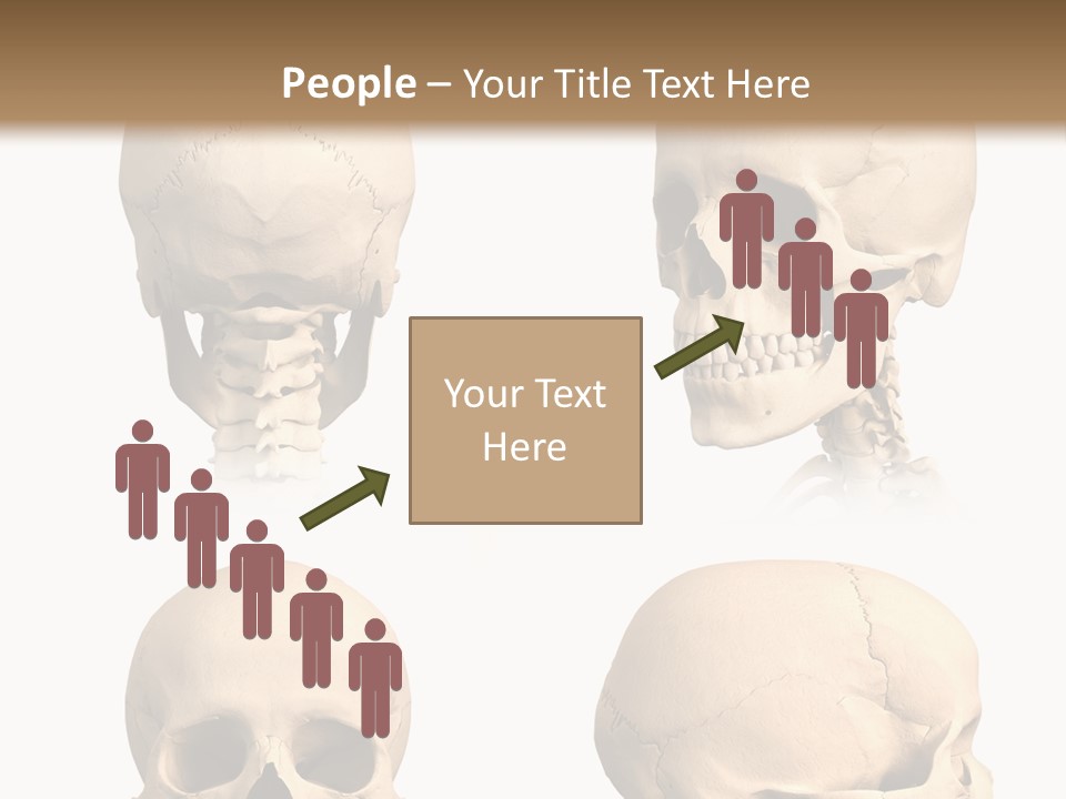 Human Object Black PowerPoint Template