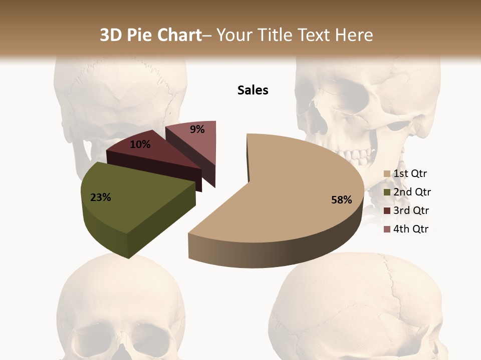Human Object Black PowerPoint Template