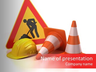 Design Warning Graphic PowerPoint Template