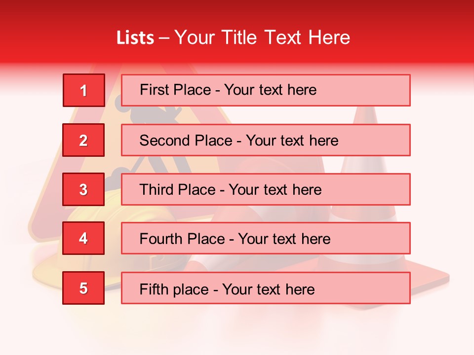 Design Warning Graphic PowerPoint Template