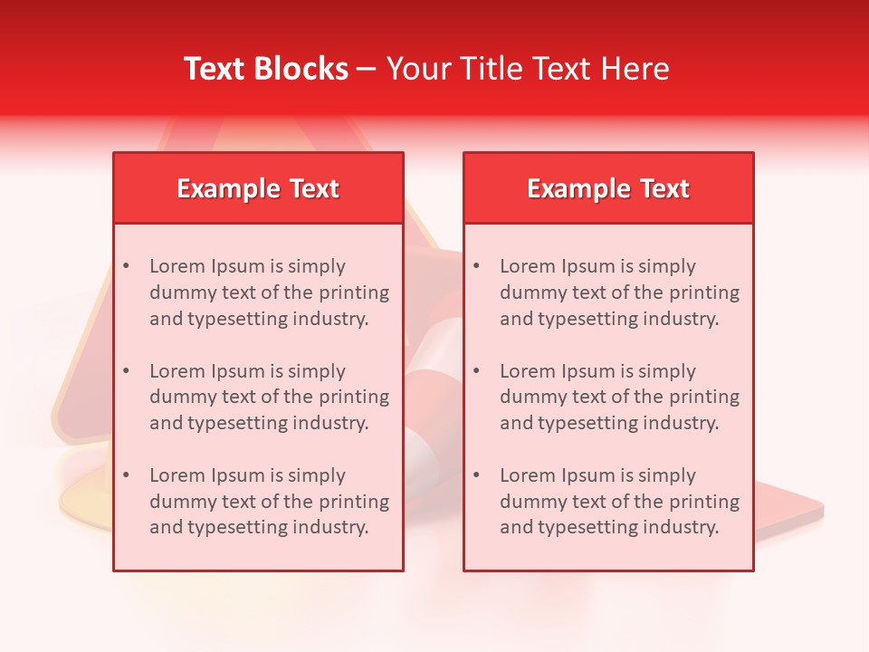 Design Warning Graphic PowerPoint Template