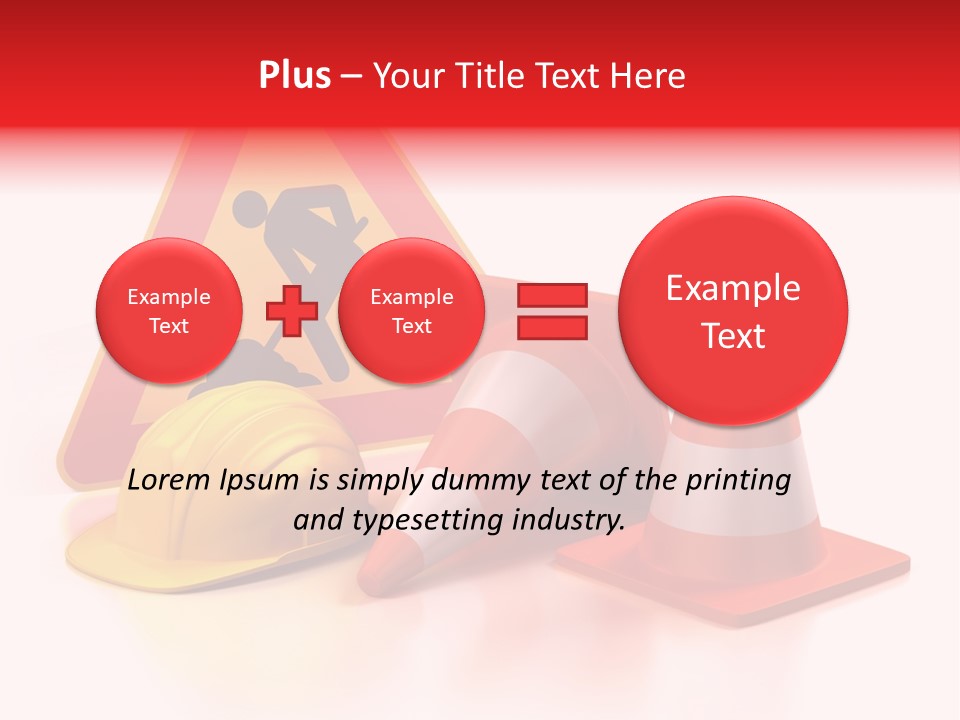 Design Warning Graphic PowerPoint Template