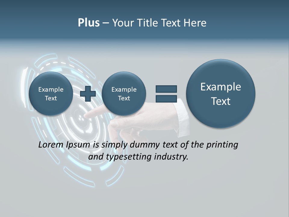 Display Selecting Click PowerPoint Template