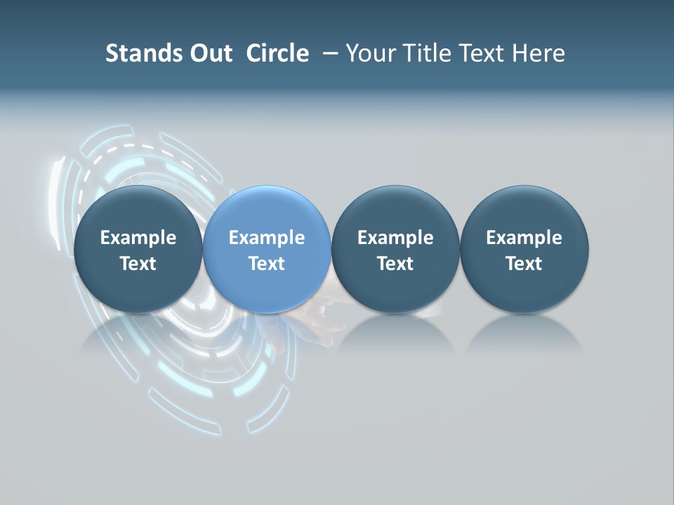 Display Selecting Click PowerPoint Template