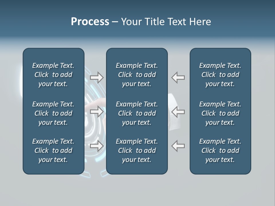 Display Selecting Click PowerPoint Template