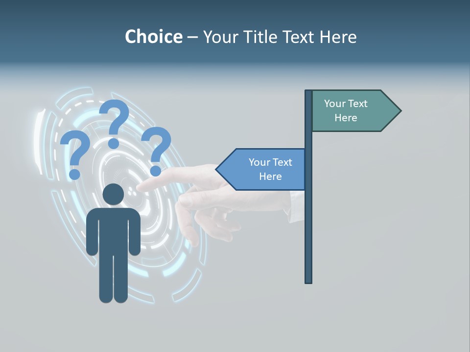 Display Selecting Click PowerPoint Template