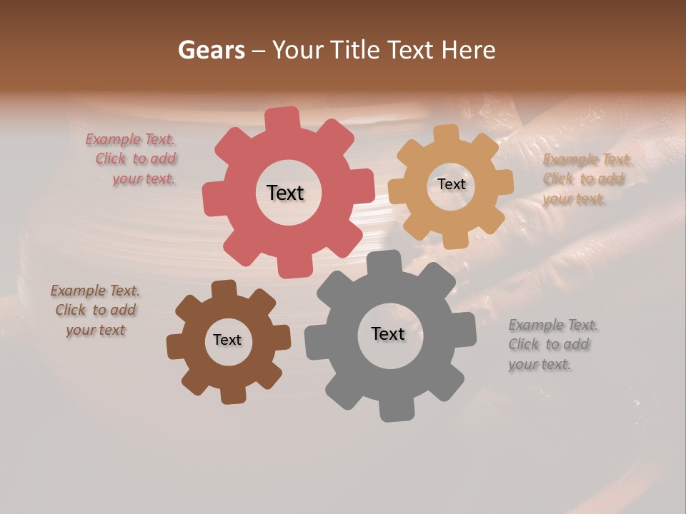 Vessel Hand Manufacturing PowerPoint Template