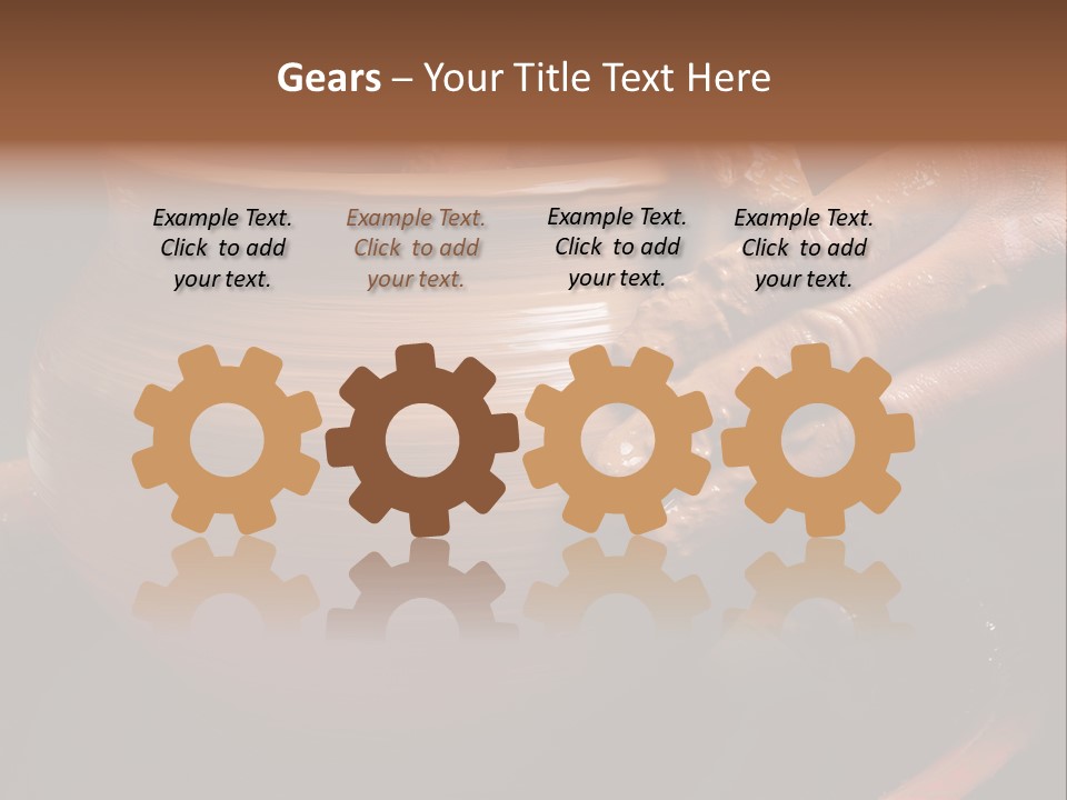 Vessel Hand Manufacturing PowerPoint Template