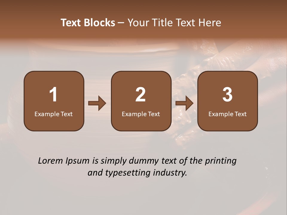 Vessel Hand Manufacturing PowerPoint Template