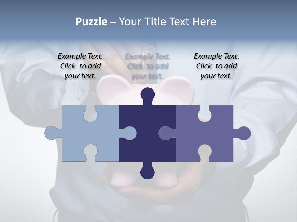 Pig Rich Piggybank PowerPoint Template