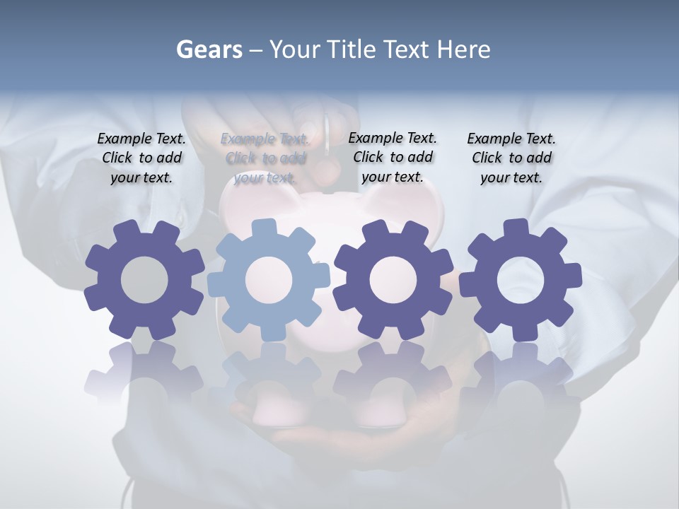 Pig Rich Piggybank PowerPoint Template