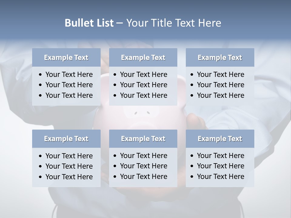 Pig Rich Piggybank PowerPoint Template