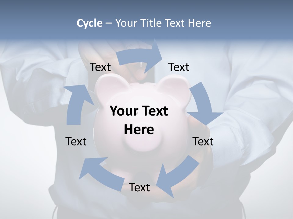 Pig Rich Piggybank PowerPoint Template