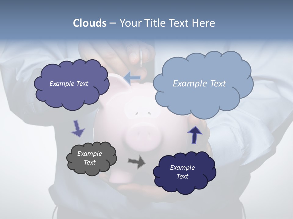 Pig Rich Piggybank PowerPoint Template