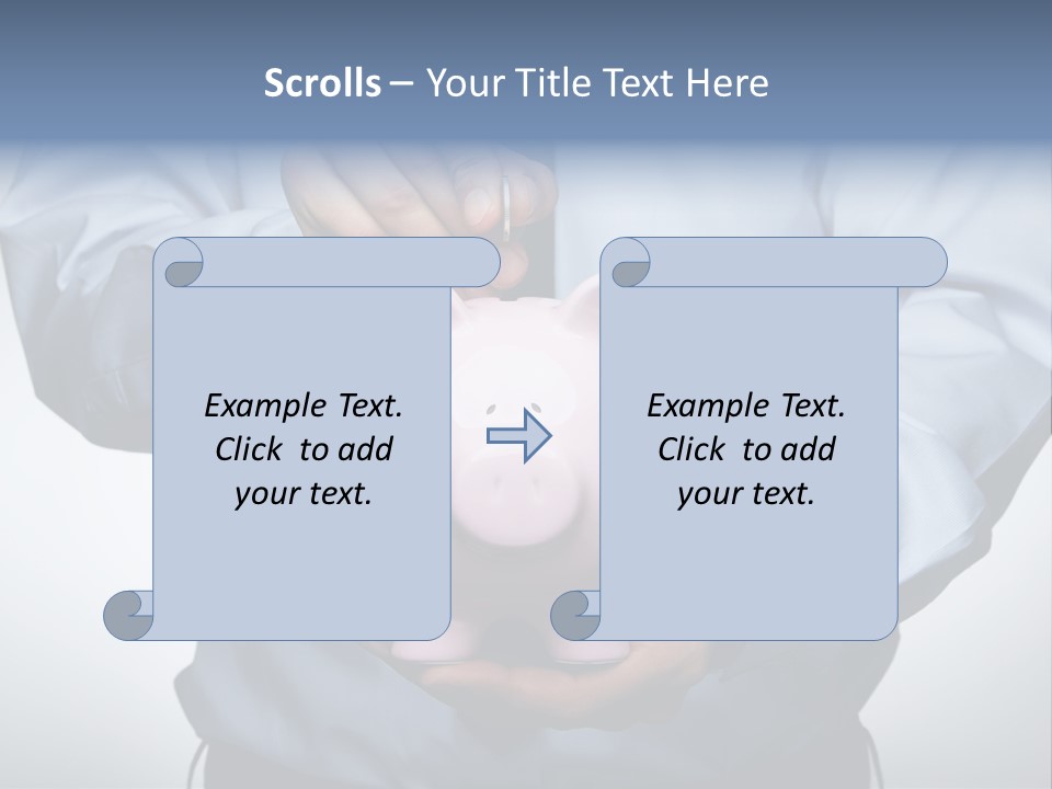 Pig Rich Piggybank PowerPoint Template