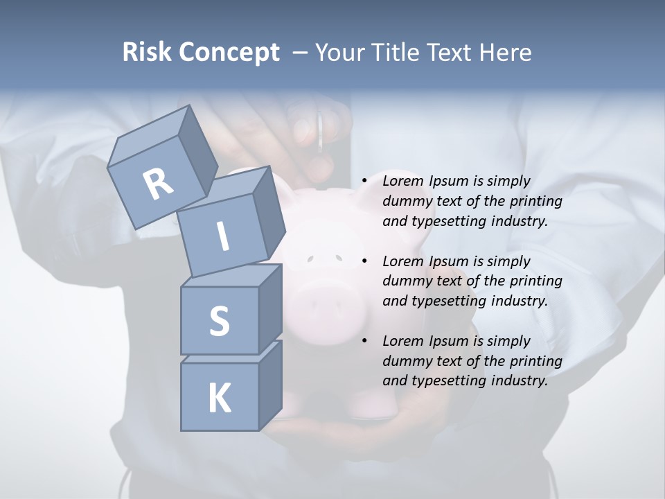 Pig Rich Piggybank PowerPoint Template