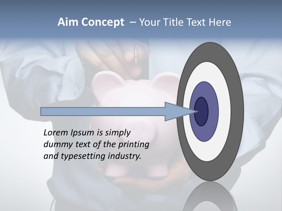 Pig Rich Piggybank PowerPoint Template