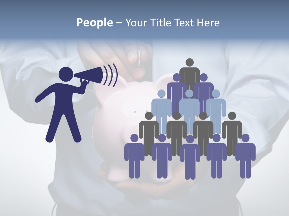 Pig Rich Piggybank PowerPoint Template