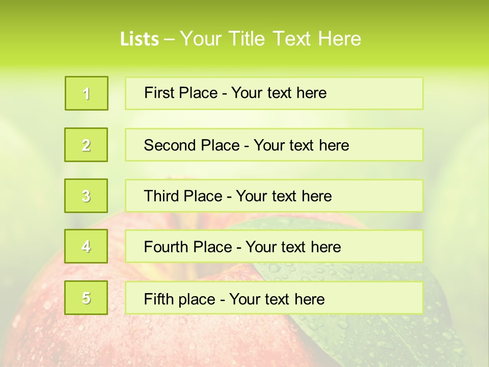 Water Sweet Sign PowerPoint Template