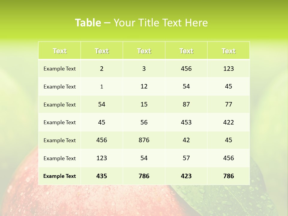 Water Sweet Sign PowerPoint Template