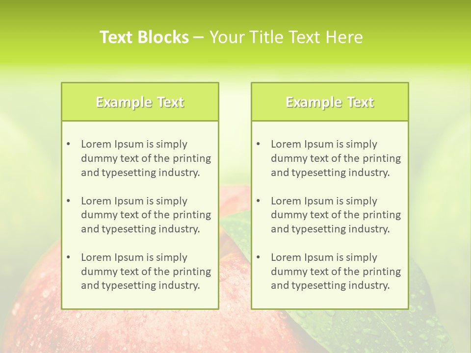 Water Sweet Sign PowerPoint Template