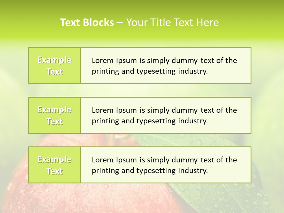 Water Sweet Sign PowerPoint Template