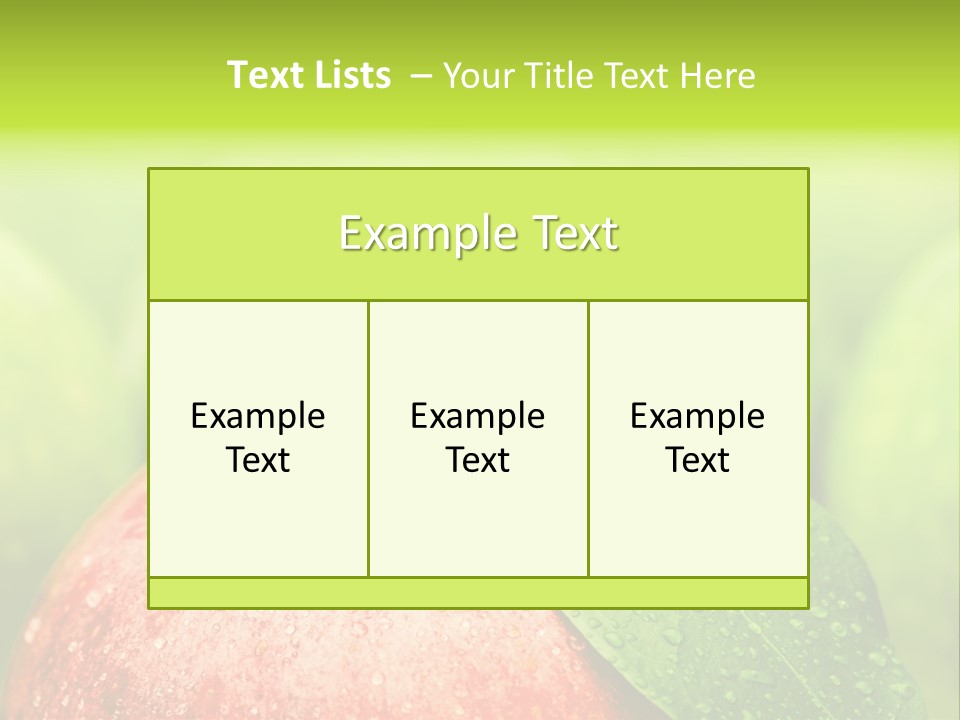 Water Sweet Sign PowerPoint Template