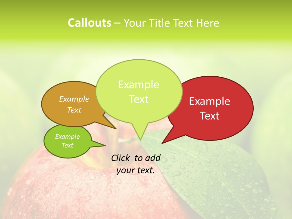 Water Sweet Sign PowerPoint Template