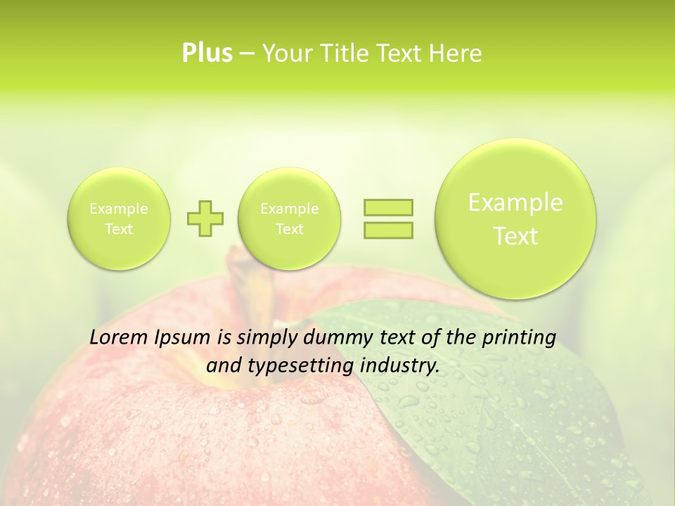 Water Sweet Sign PowerPoint Template