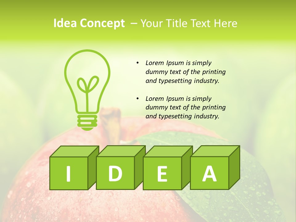 Water Sweet Sign PowerPoint Template