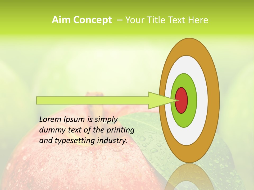 Water Sweet Sign PowerPoint Template