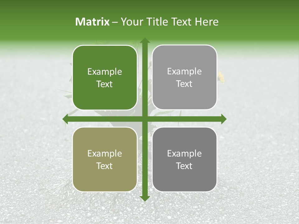 Plant Winning Strong PowerPoint Template