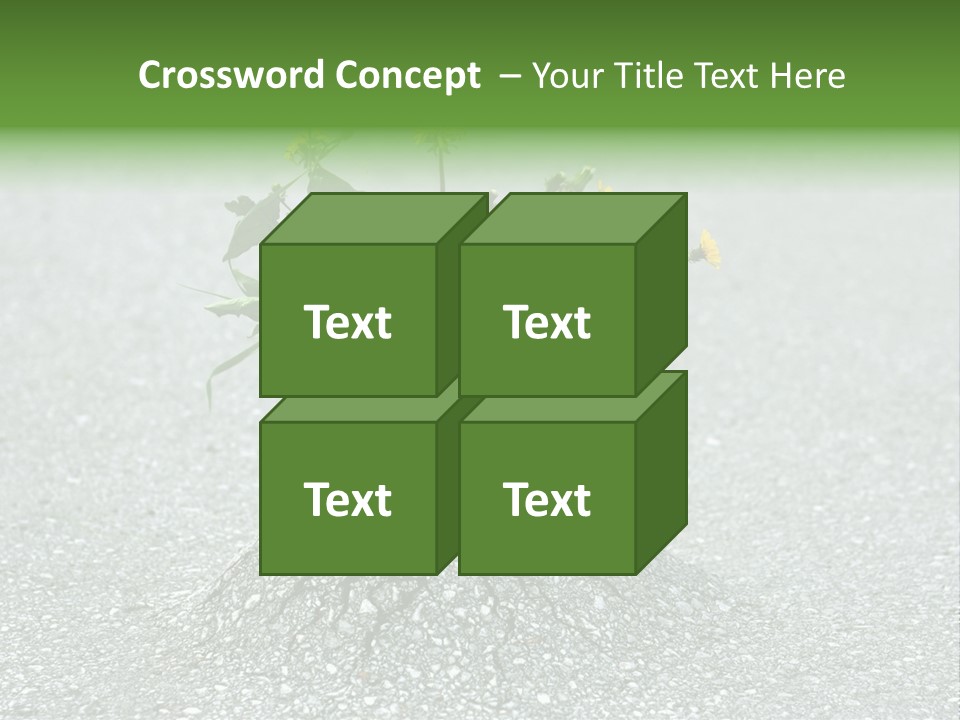 Plant Winning Strong PowerPoint Template